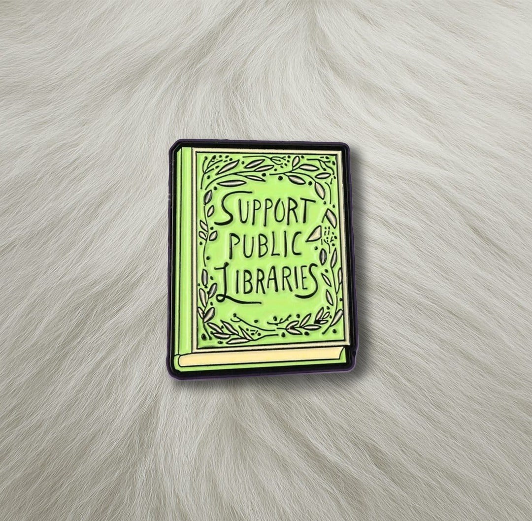 "Support Public Libraries" Lapel Pin