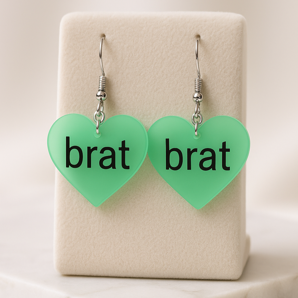 "Brat" Earrings