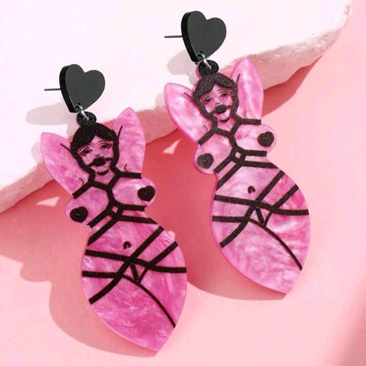 "Bound & Bodacious" Earrings