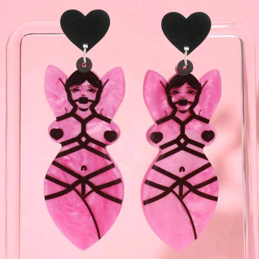 "Bound & Bodacious" Earrings