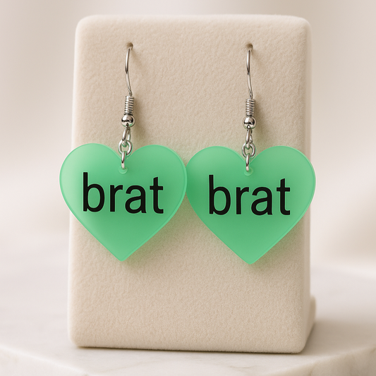 "Brat" Earrings